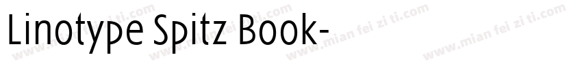 Linotype Spitz Book字体转换